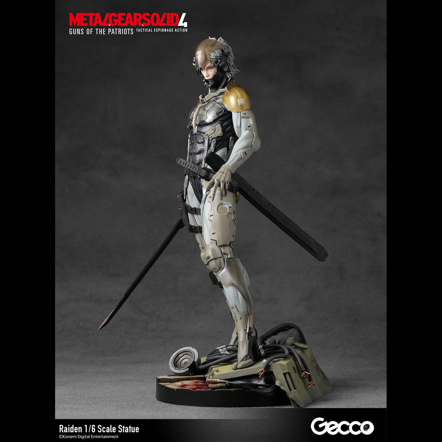 METAL GEAR SOLID 4 GUNS OF THE PATRIOTS, Raiden 1/6 Scale Statue 